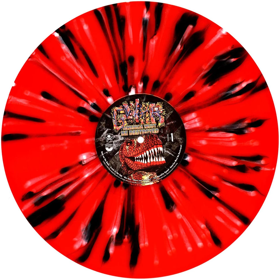 Gwar - America Must Be Destroyed Red Splatter Vinyl Edition