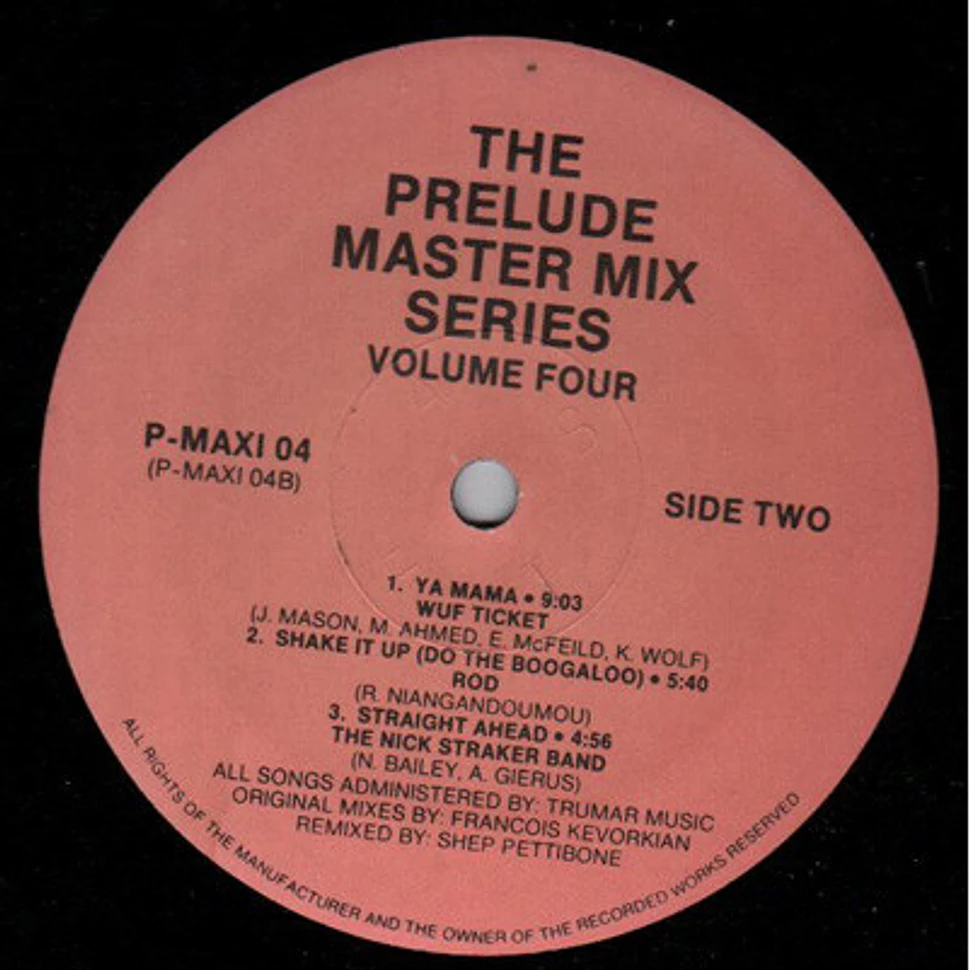 V.A. - The Prelude Master Mix Series – Volume Four