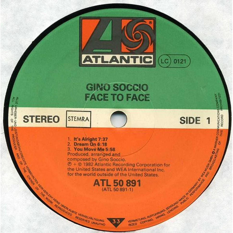 Gino Soccio - Face To Face