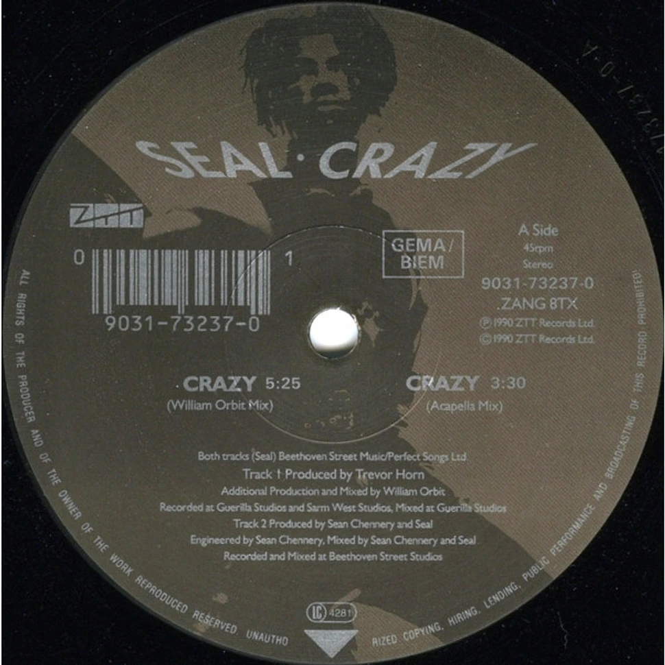 Seal - Crazy (The William Orbit Remix)