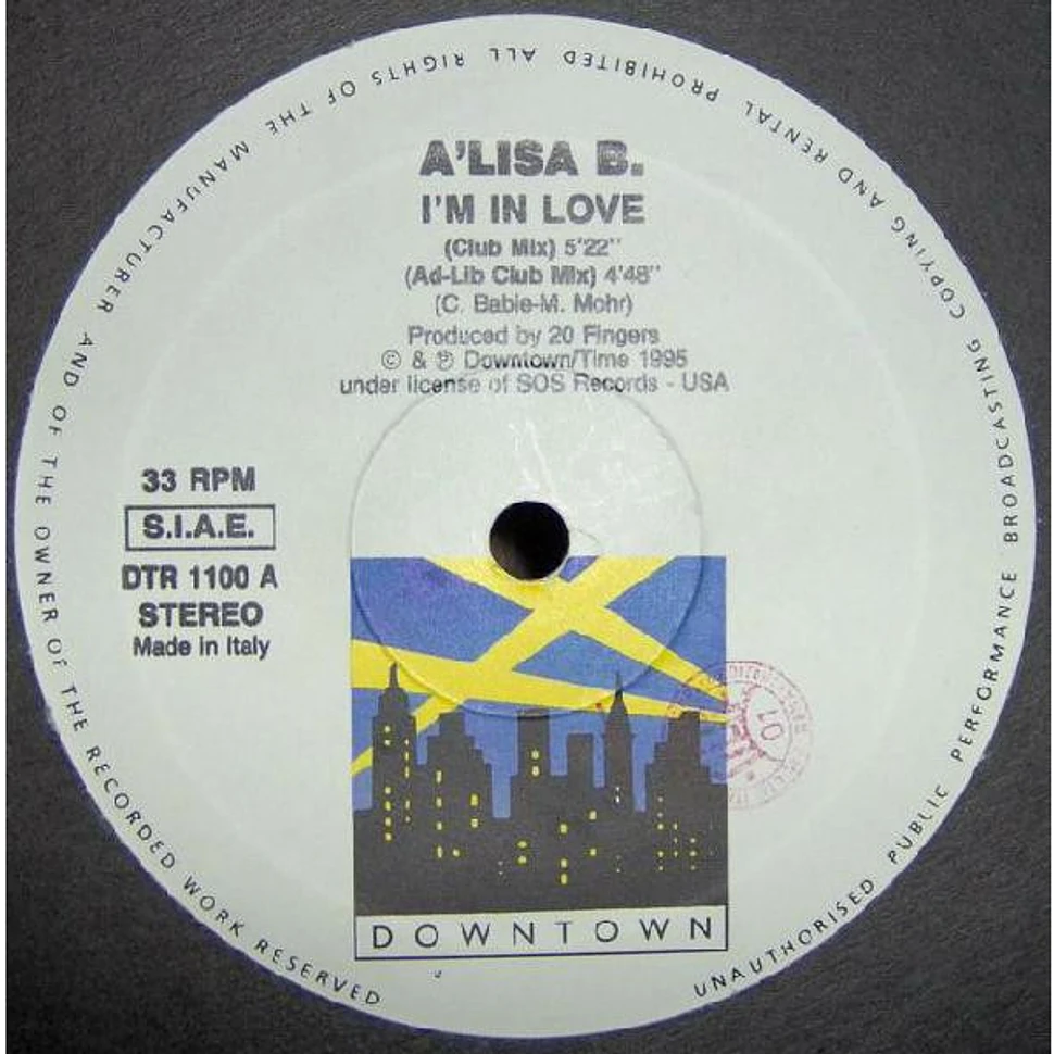 A'Lisa B - I'm In Love