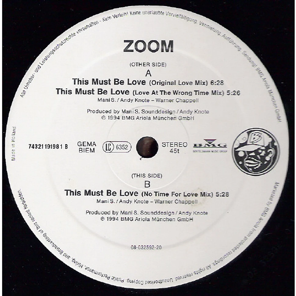 Zoom - This Must Be Love