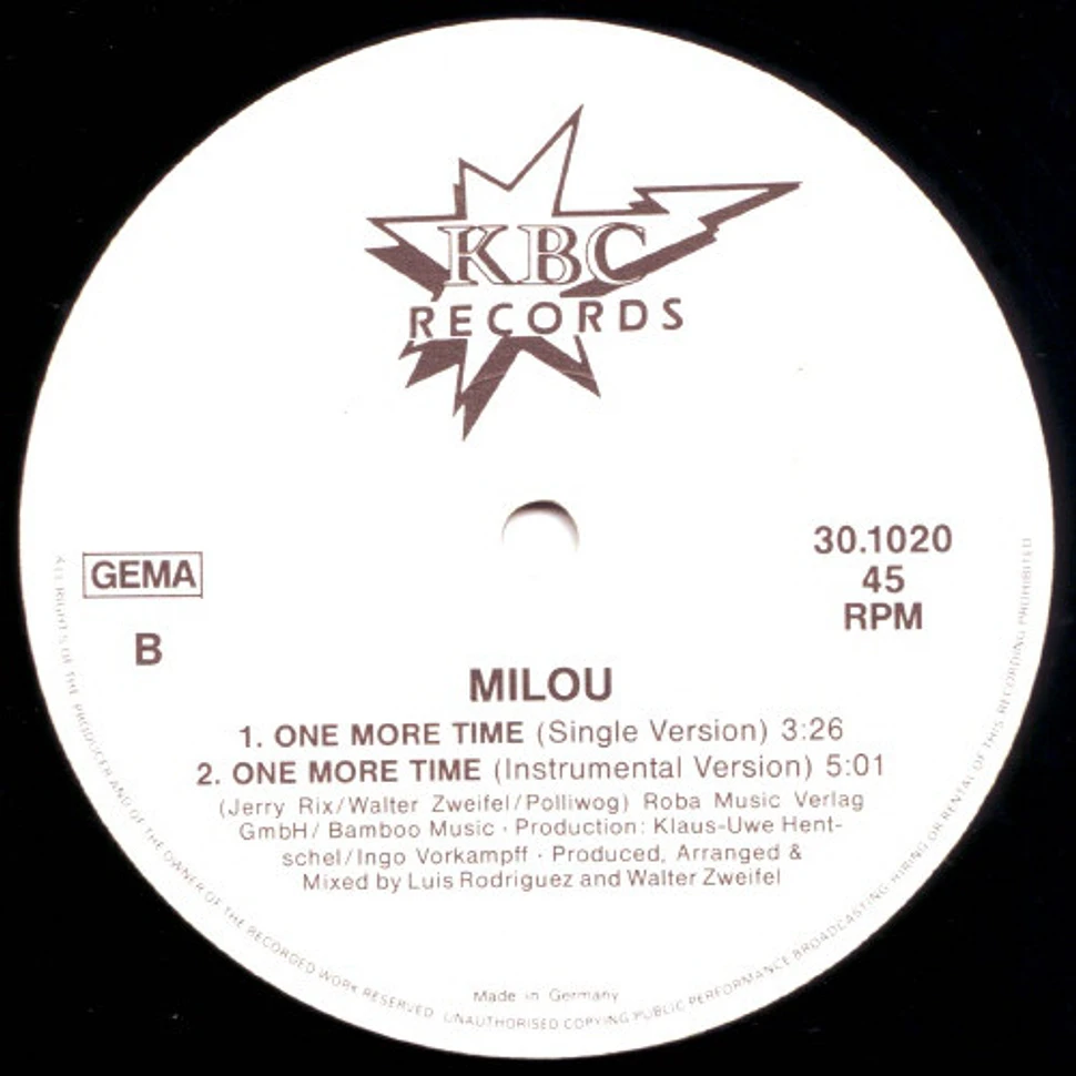 Milou - One More Time