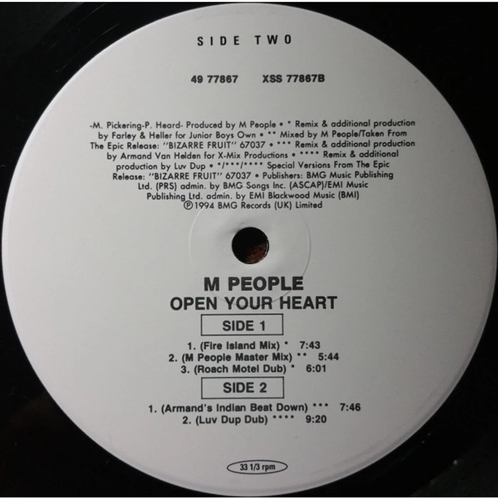 M People - Open Your Heart