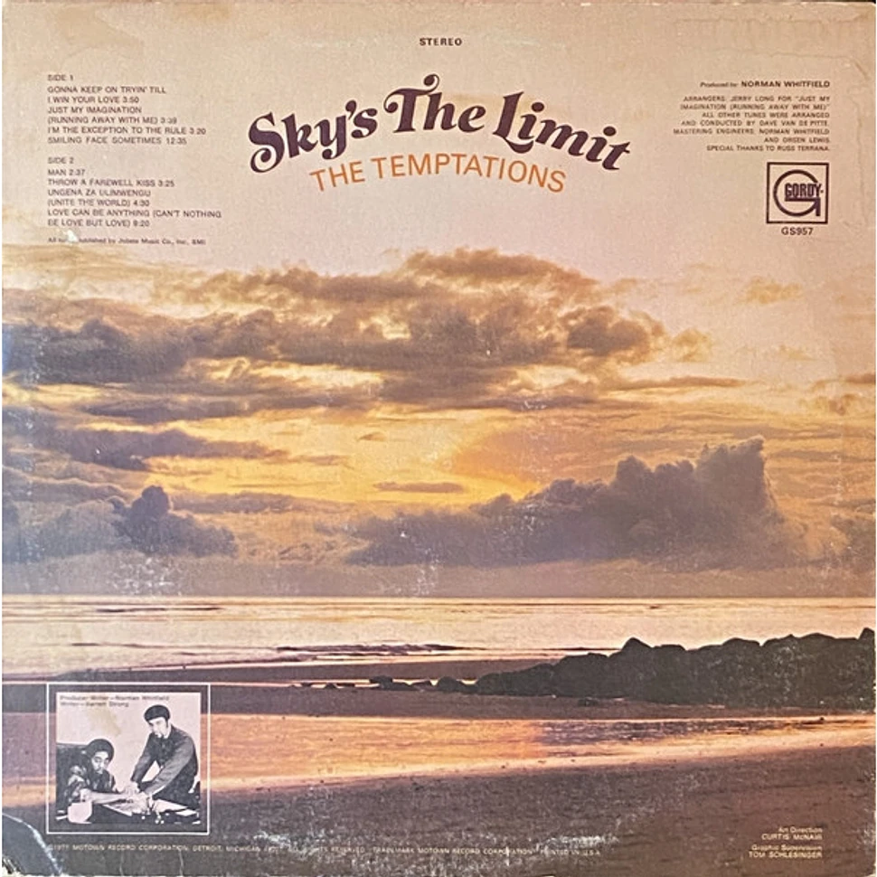 The Temptations - Sky's The Limit