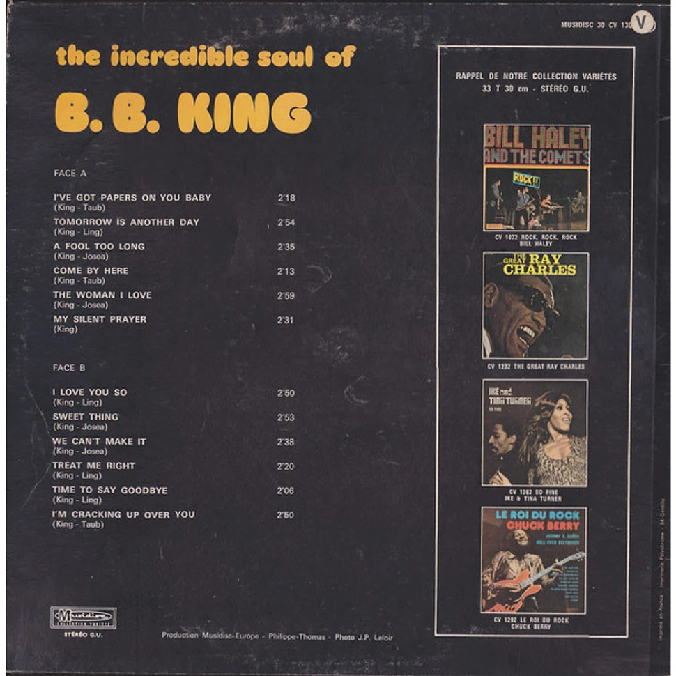 B.B. King - The Incredible Soul Of B. B. King