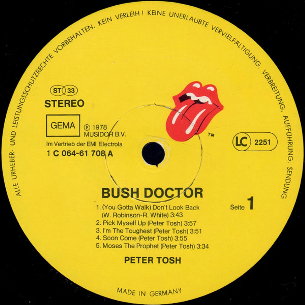 Peter Tosh - Bush Doctor