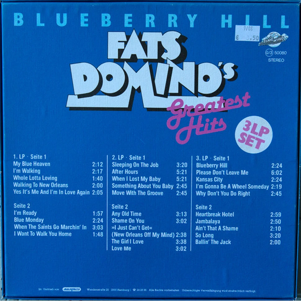 Fats Domino - Blueberry Hill - Greatest Hits