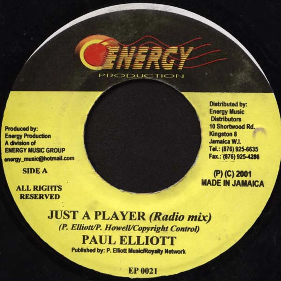 Paul Elliot - Just A Player