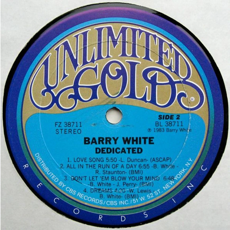 Barry White - Dedicated