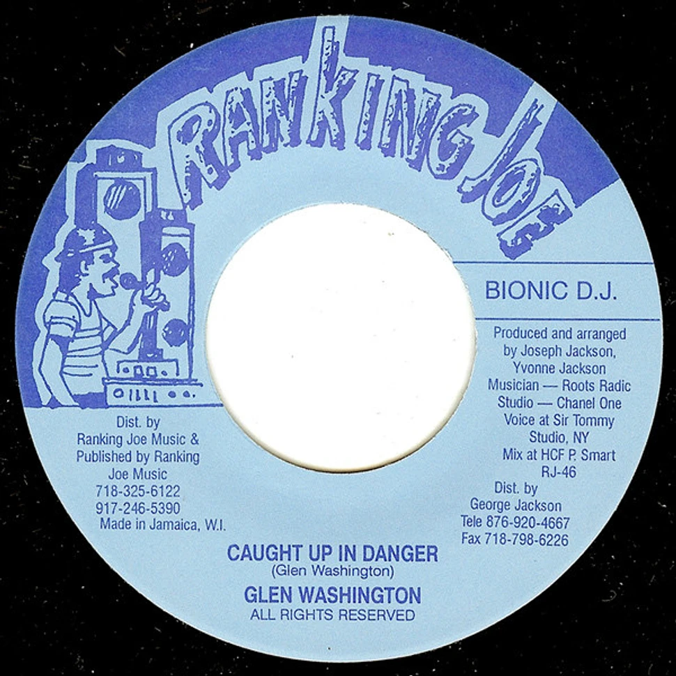 Glen Washington / The Roots Radics - Caught Up In Danger / Stormy Weather Version