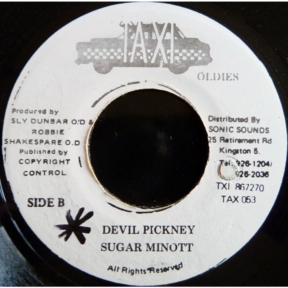 Sugar Minott - Rub A Dub Sound / Devil Pickney