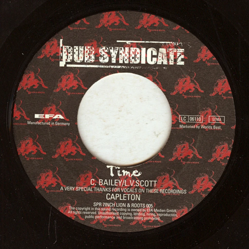 Dub Syndicate - One In A Billion / Time