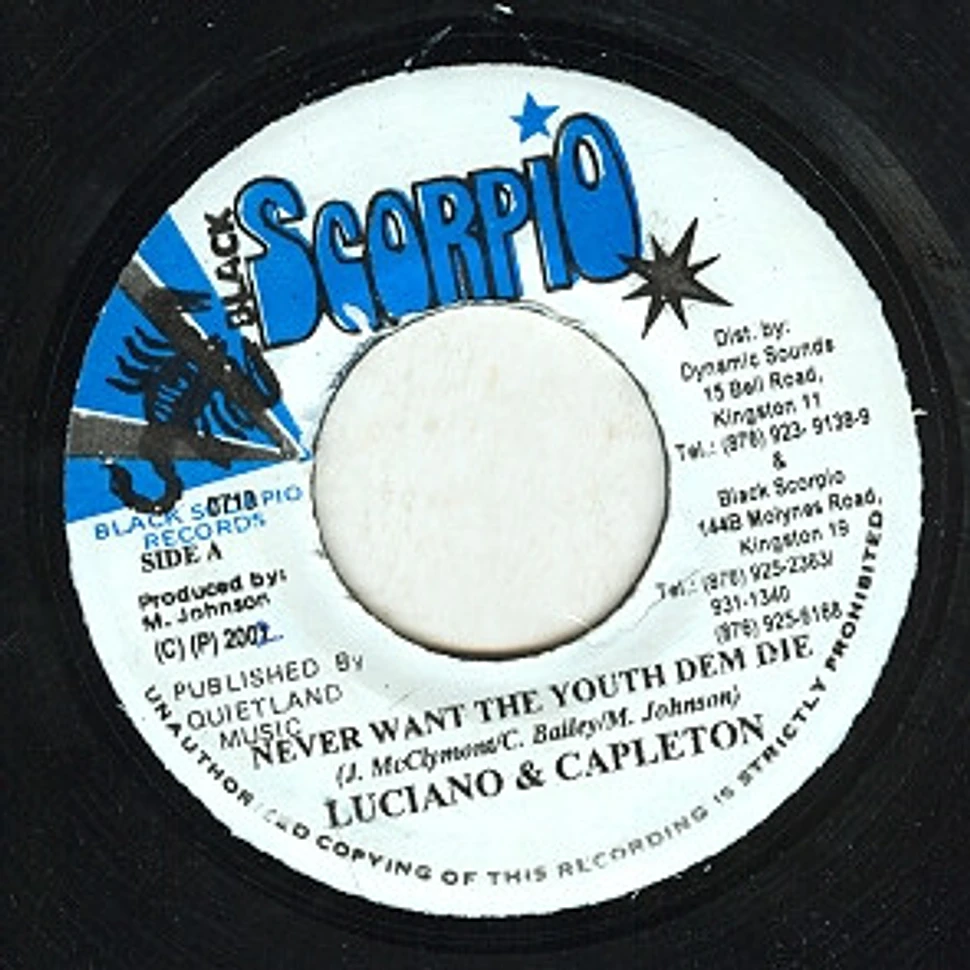 Luciano & Capleton - Never Want The Youth Dem Die