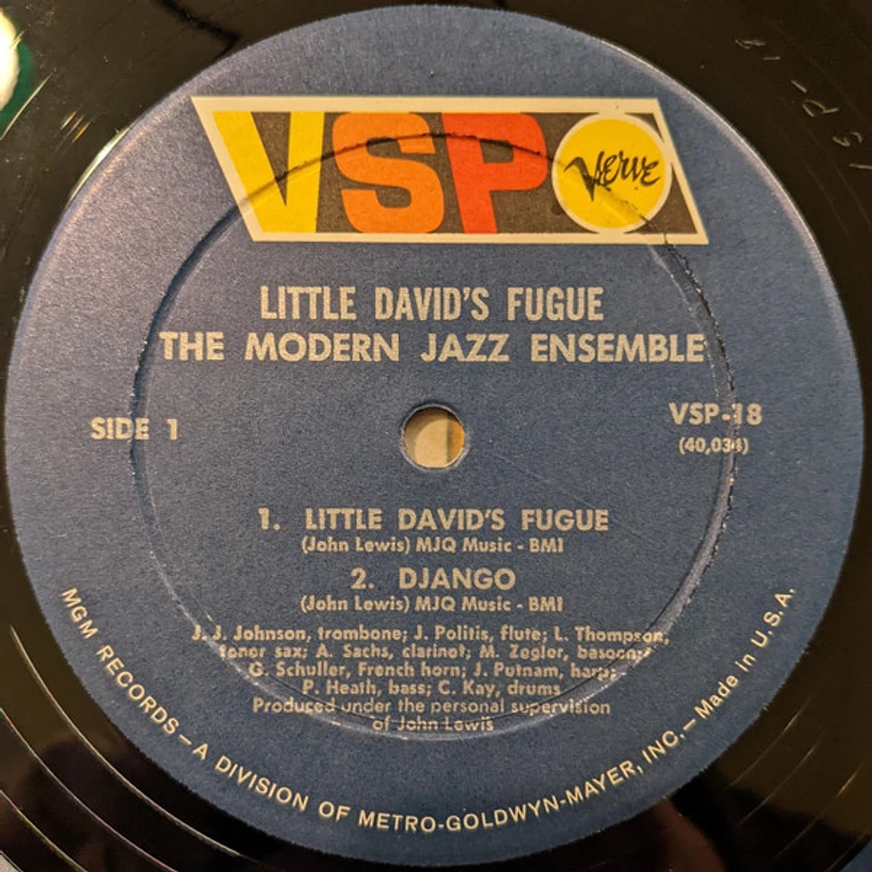 The Modern Jazz Ensemble - Little David's Fugue