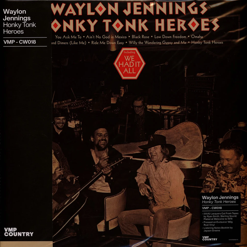 Waylon Jennings - Honky Tonk Heroes Vinyl Me, Please Edition