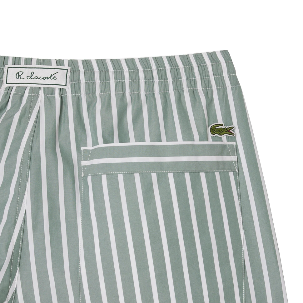 Lacoste - Elasticated Woven Stripe Shorts