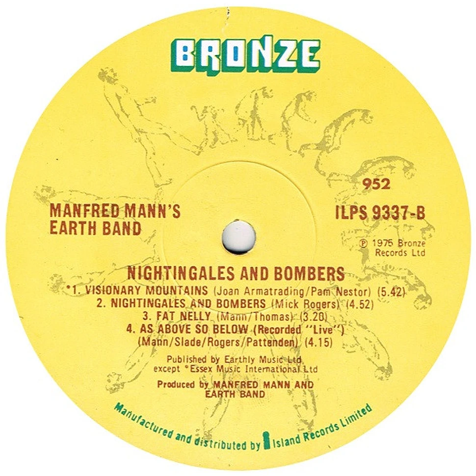 Manfred Mann's Earth Band - Nightingales & Bombers