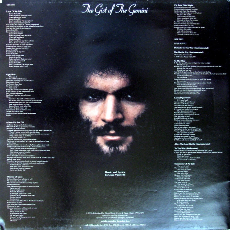 Gino Vannelli - The Gist Of The Gemini