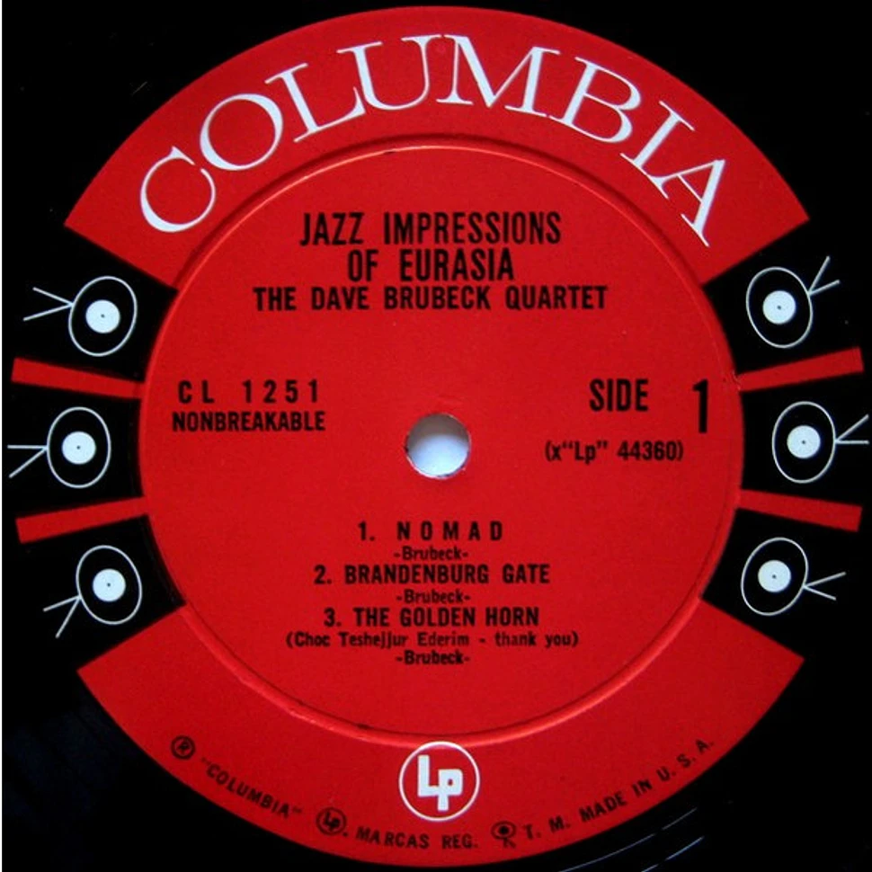 The Dave Brubeck Quartet - Jazz Impressions Of Eurasia