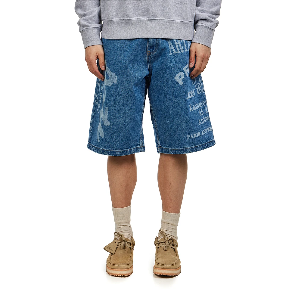 Arte Antwerp - Two Prints Denim Shorts