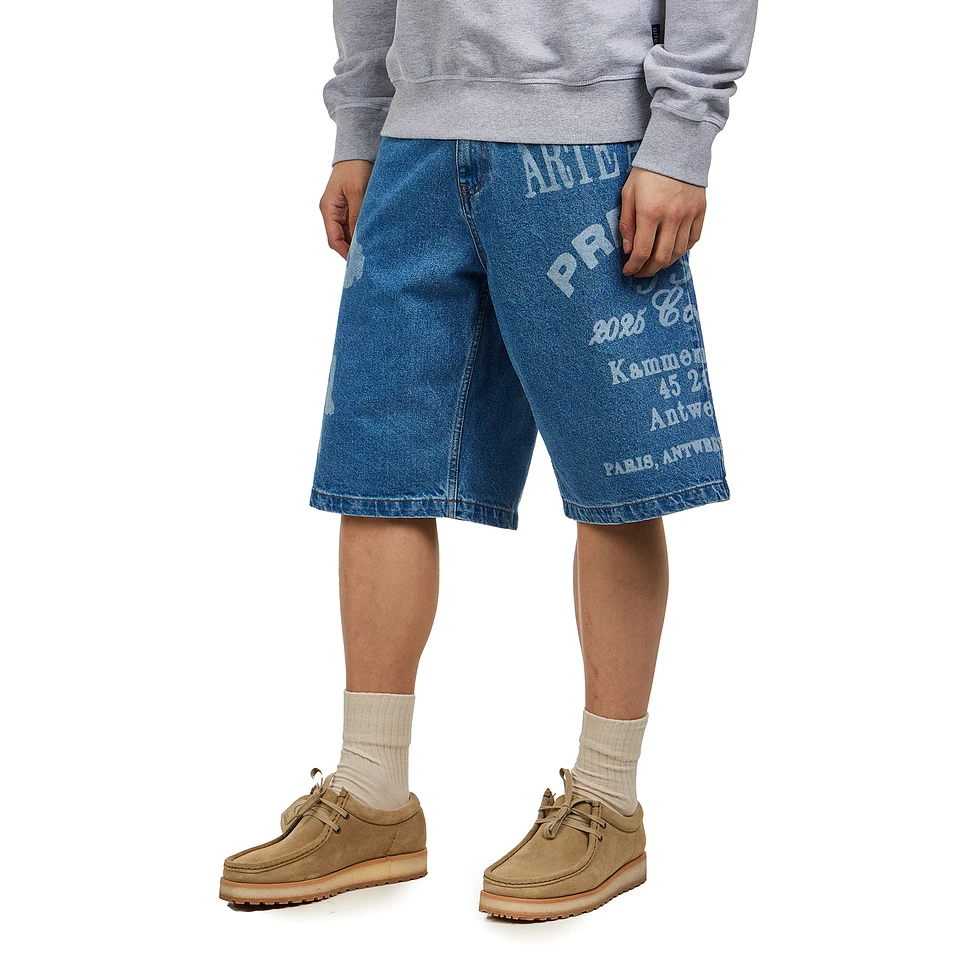 Arte Antwerp - Two Prints Denim Shorts