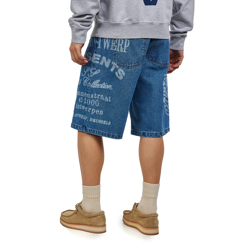 Arte Antwerp - Two Prints Denim Shorts