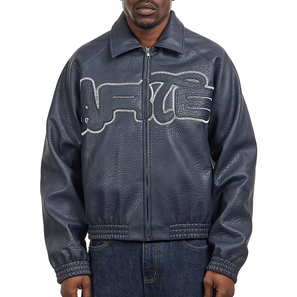 Arte Antwerp - Big Logo Leather Jacket