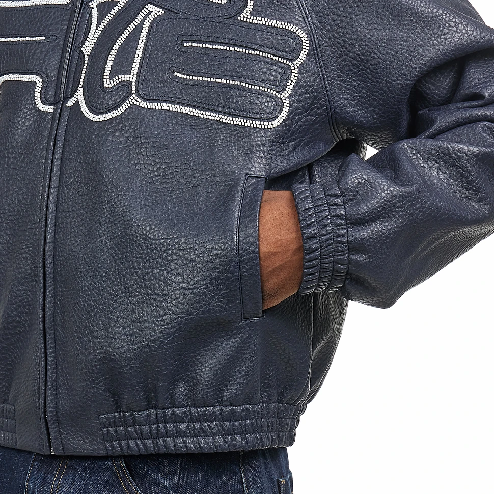 Arte Antwerp - Big Logo Leather Jacket