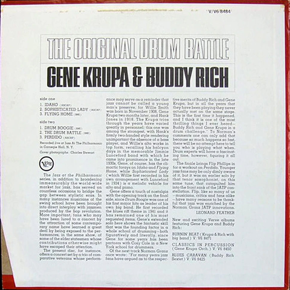 Gene Krupa & Buddy Rich - The Original Drum Battle!