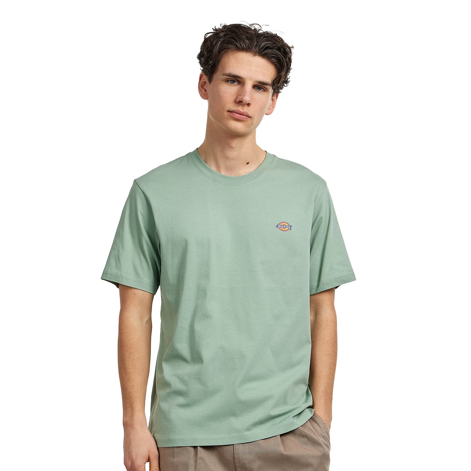 T-shirt Uomo Dickies Mapleton Tee SS, Manica Corta, 100% Cotone, Colore Whitecap Gray (grigio-beige)