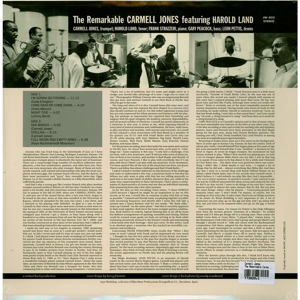 Carmell Jones - The Remarkable Carmell Jones