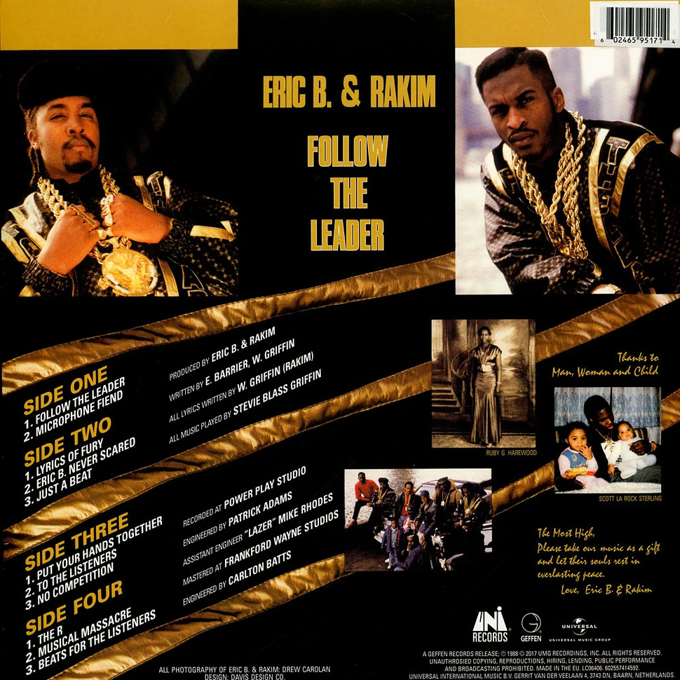 Eric B. & Rakim - Follow The Leader Violet Vinyl Edition