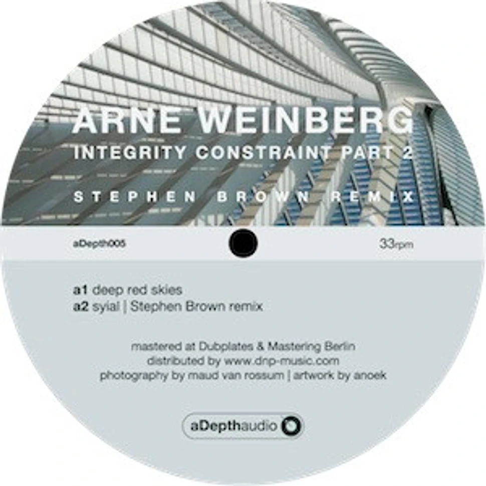 Arne Weinberg - Integrity Constraint Part 2