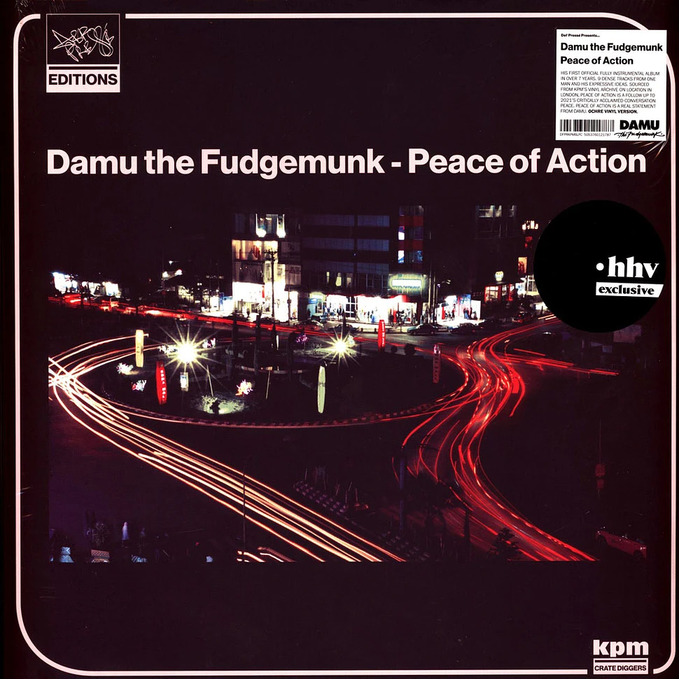 Damu The Fudgemunk - Peace Of Action HHV Exclusive Colored Vinyl Edition