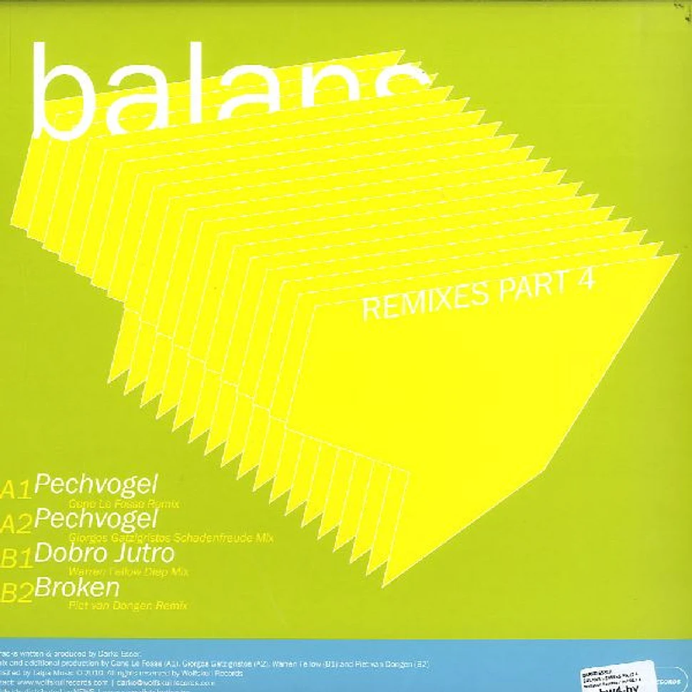 Darko Esser - Balans Remixes Part 4