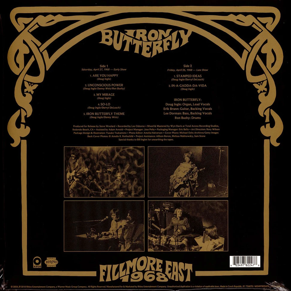 Iron Butterfly - Fillmore East 1968