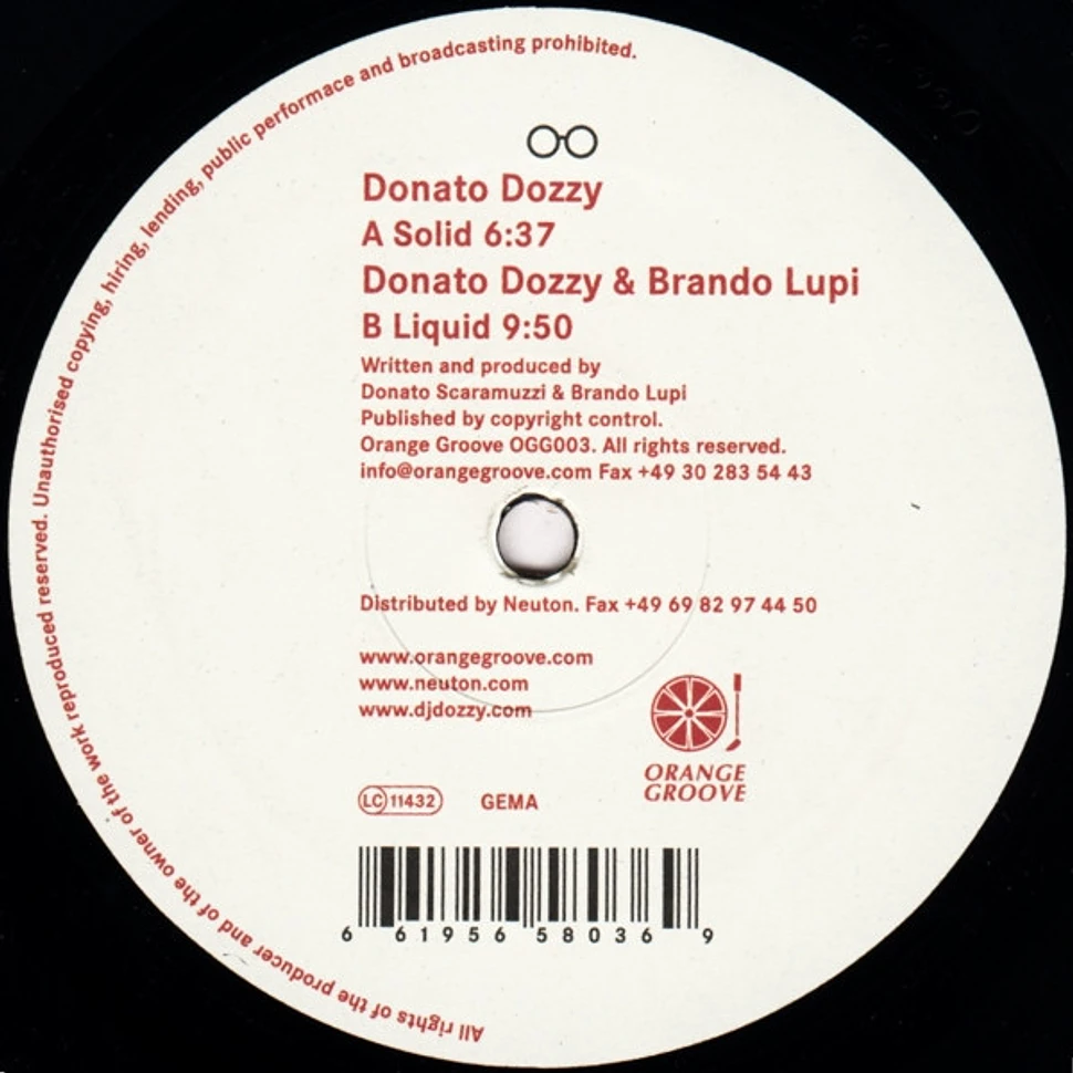 Donato Dozzy & Brando Lupi - Solid / Liquid