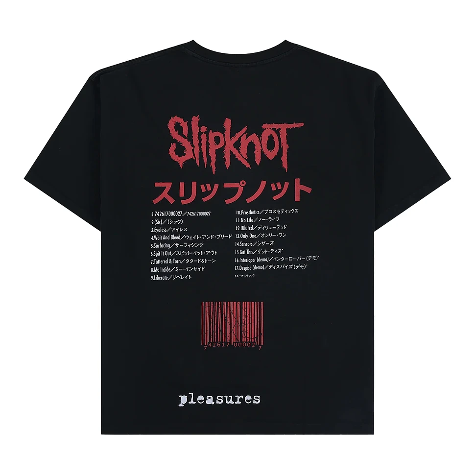 PLEASURES x Slipknot - Self Titled Heavyweight Shirt