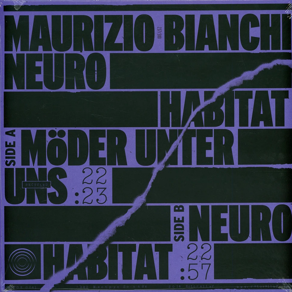 Maurizio Bianchi / M B - Neuro Habitat - Vinyl LP - 2024 - EU