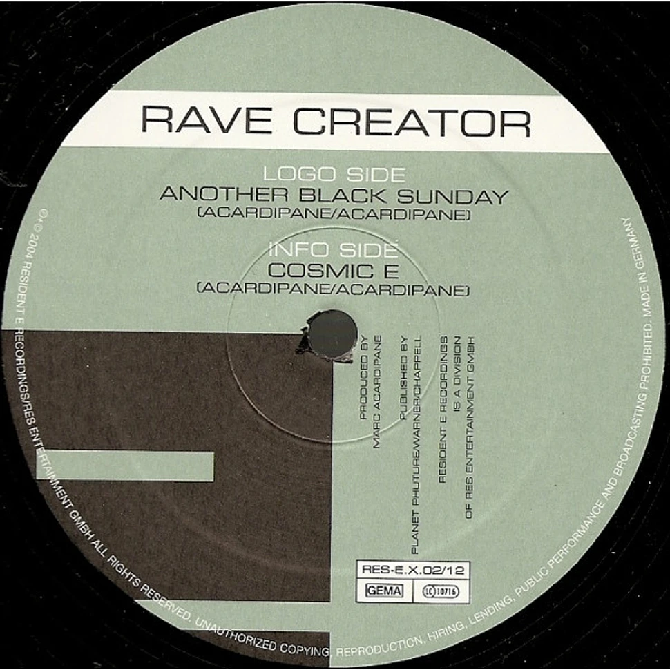 Rave Creator - Another Black Sunday