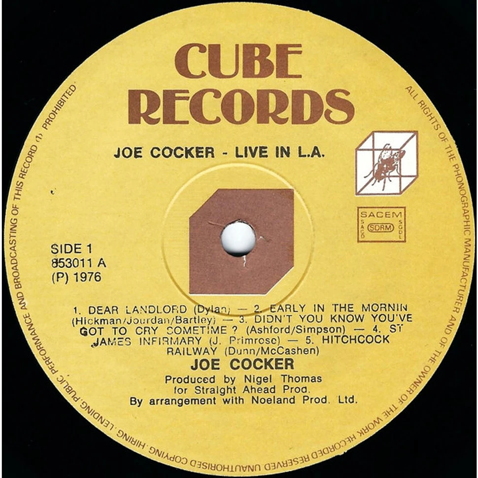 Joe Cocker - Live In L.A.