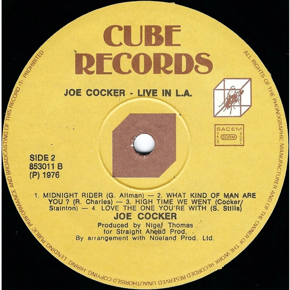 Joe Cocker - Live In L.A.