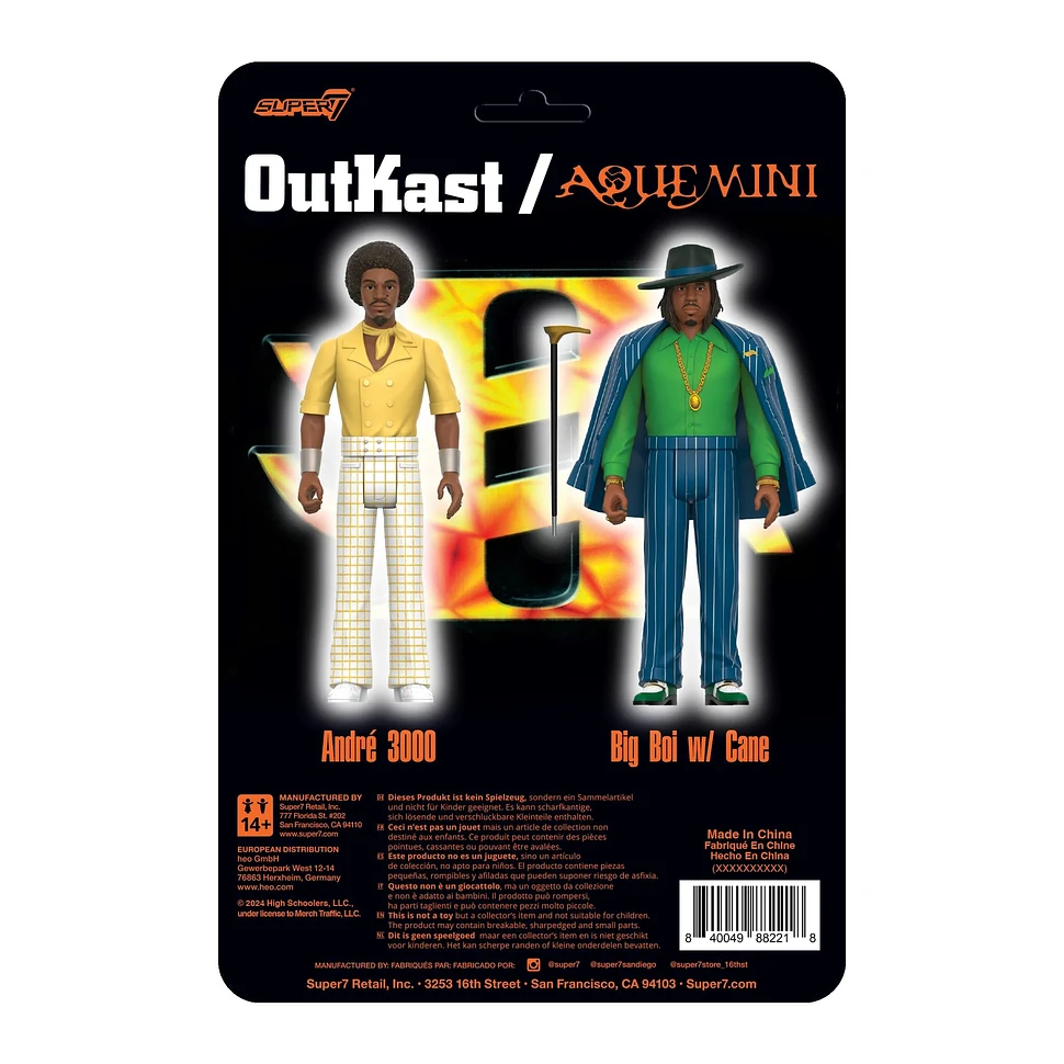 OutKast - OutKast (Aquemini) 2-Pack - ReAction Figures