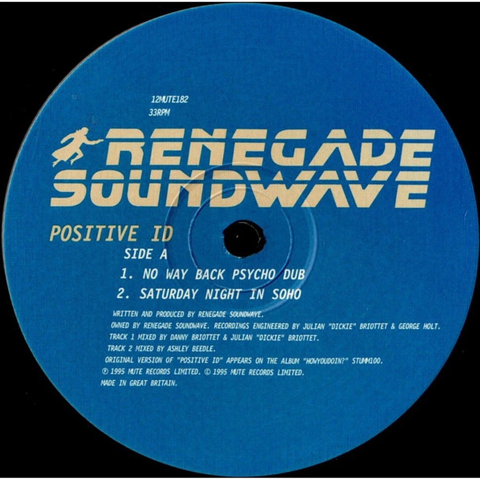 Renegade Soundwave - Positive ID