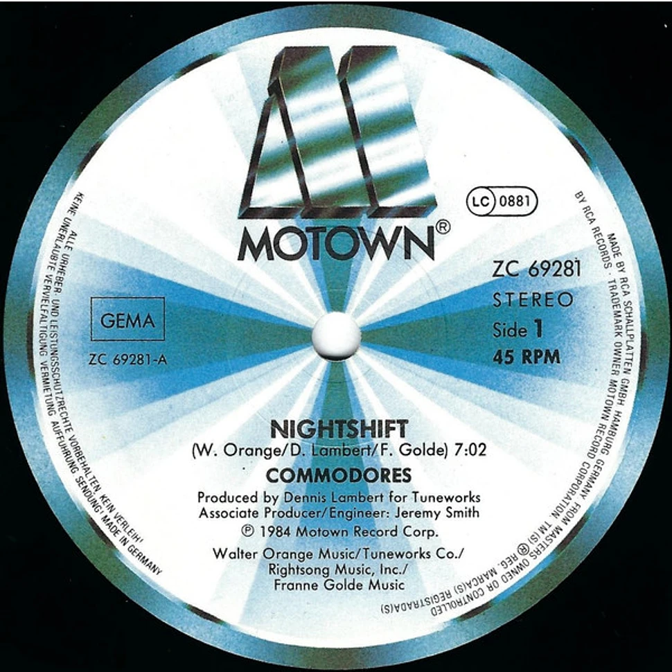 Commodores - Nightshift (Extended Version)