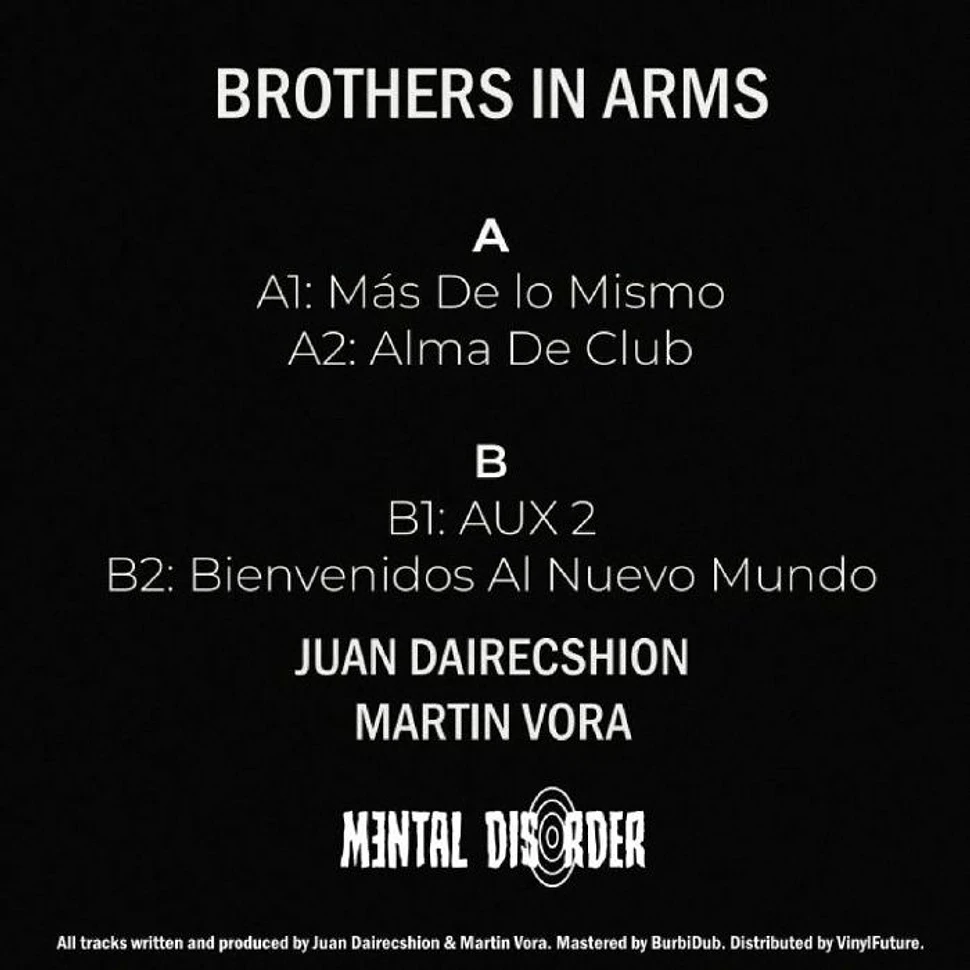 Juan Dairecshion & Martin Vora - Brothers In Arms