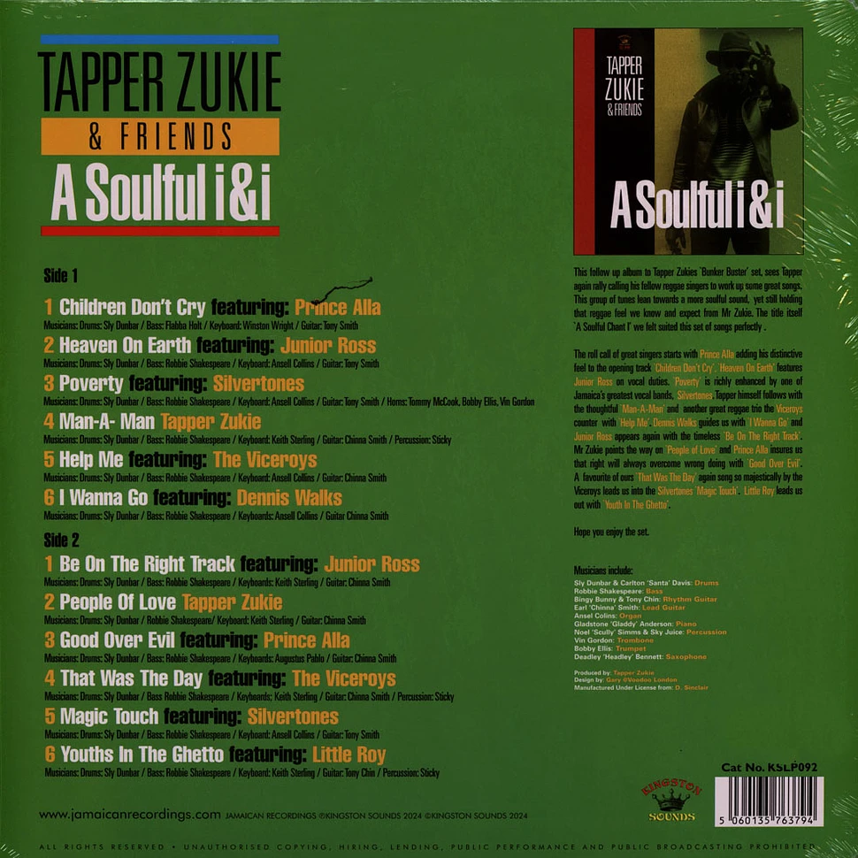 Tapper Zukie & Friends - A Soulful I & I