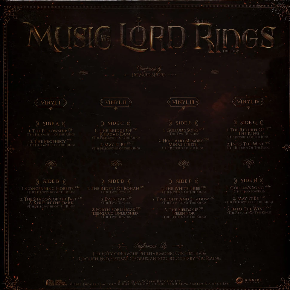 The City Of Prague Philharmonic Orchestra - Music From The Lord Of The Rings Trilogy