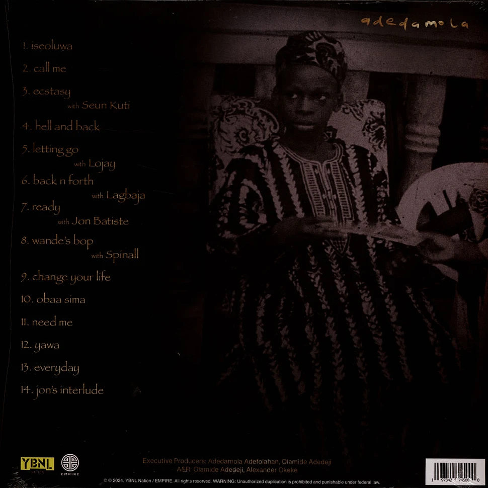 Fireboy DML - Adedamola Golden Vinyl Edition